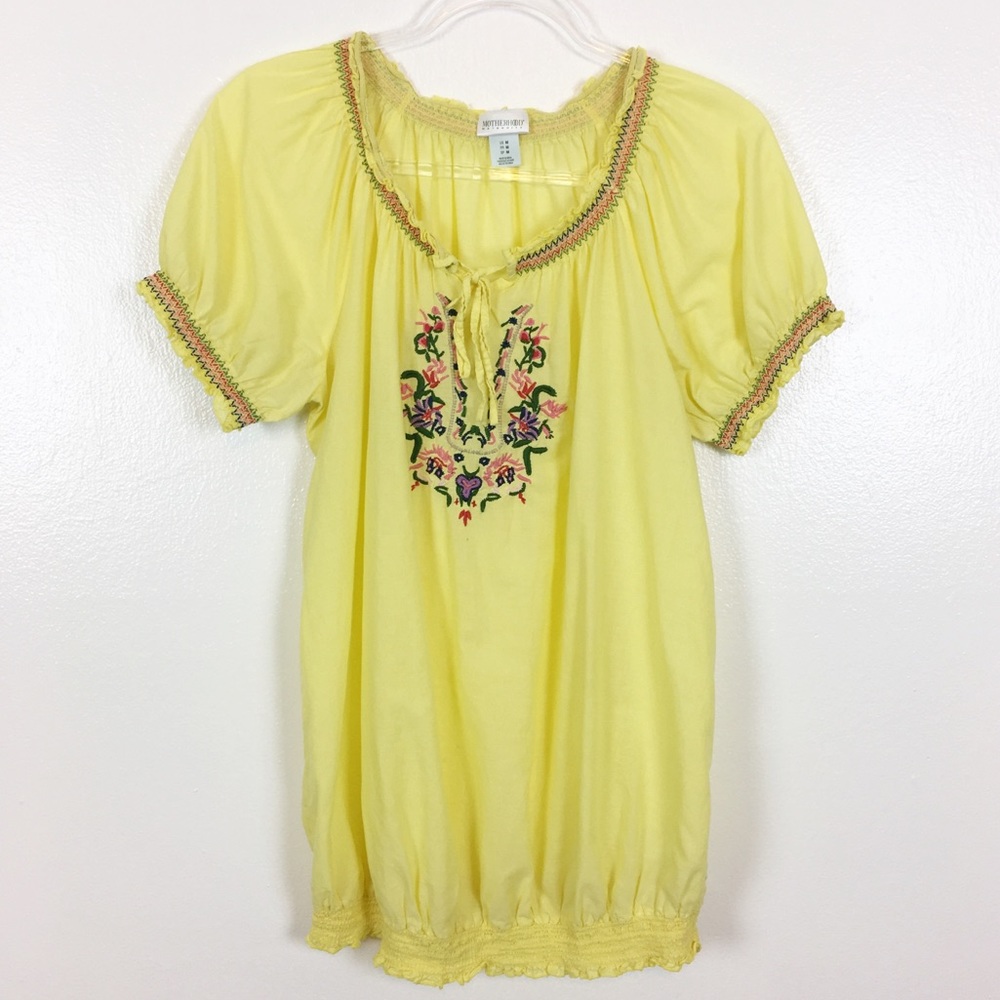 Motherhood Maternity | Floral Embroidered Top